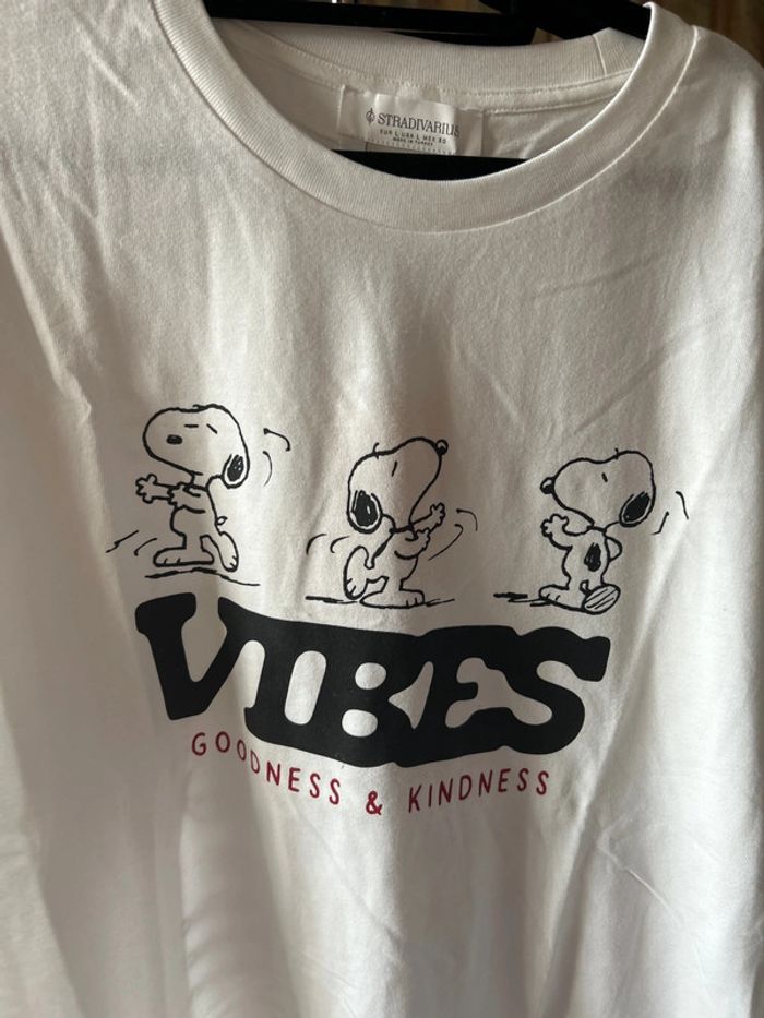 Teeshirt Snoopy Stradivarius - photo numéro 2