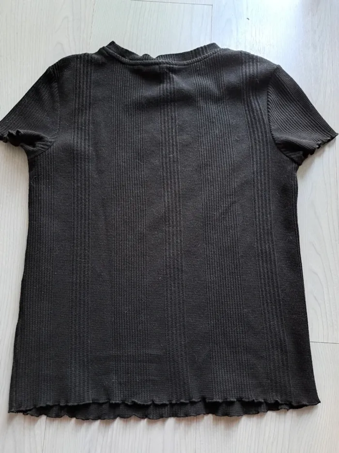 T shirt noir, Kiabi, XS - photo numéro 3