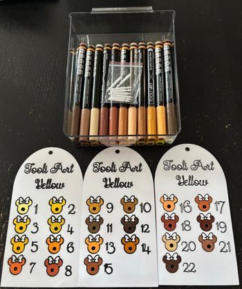 Feutre tooli art yellow