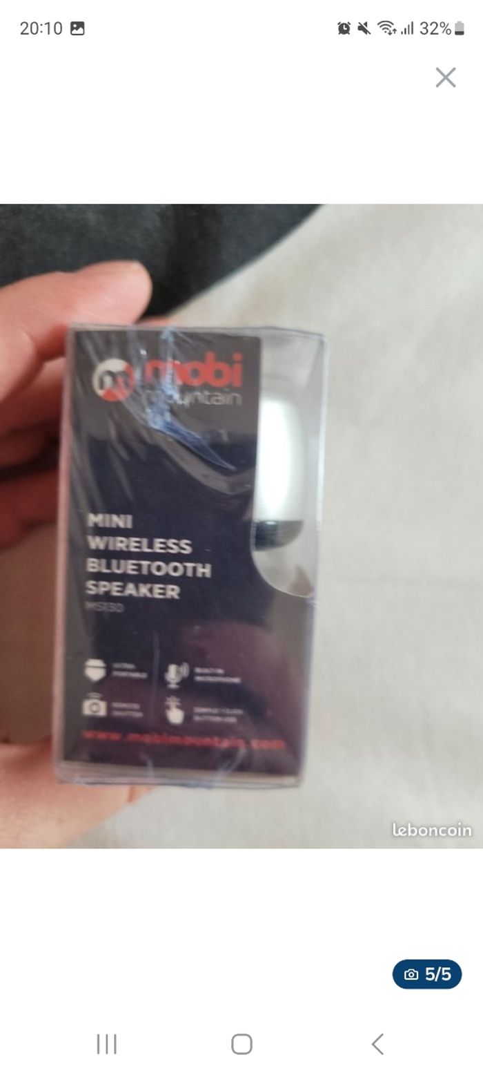 Mini-enceinte Blutooth (sans marque)🌿 - photo numéro 5