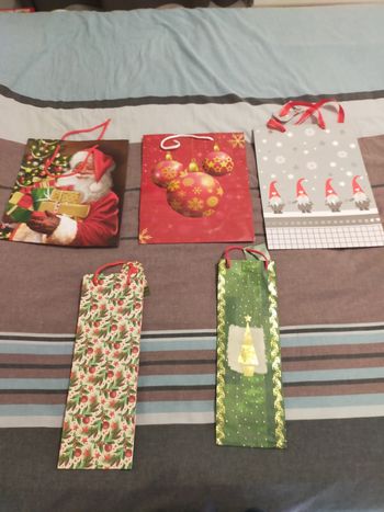 Sacs cadeaux noël