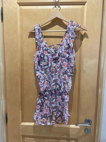 Tunique en voile violette Lola espelata