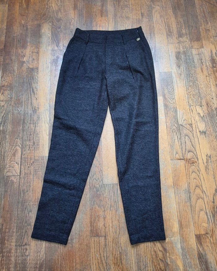 Pantalon tailleur femme hiver gris fonce tom tailor taille 36 S - photo numéro 4