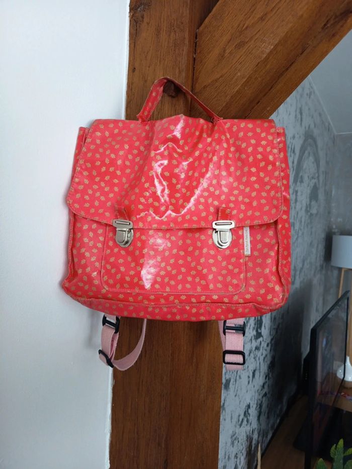 Cartable maternelle Papa pique et Maman coud