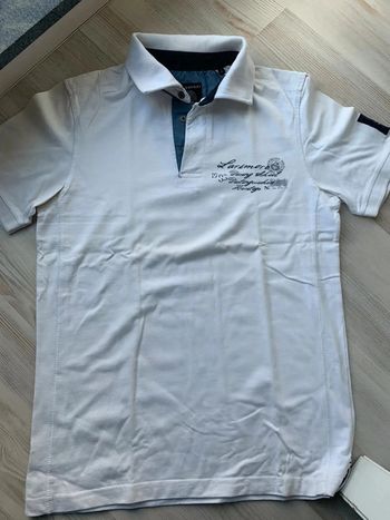 Polo blanc taille S