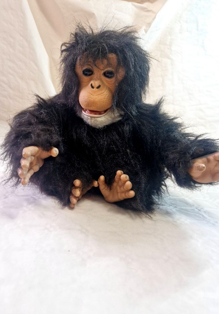FurReal Friends câlin chimpanzé singe chimpanzé animal de compagnie Hasbro Tiger  , 2005 - photo numéro 5
