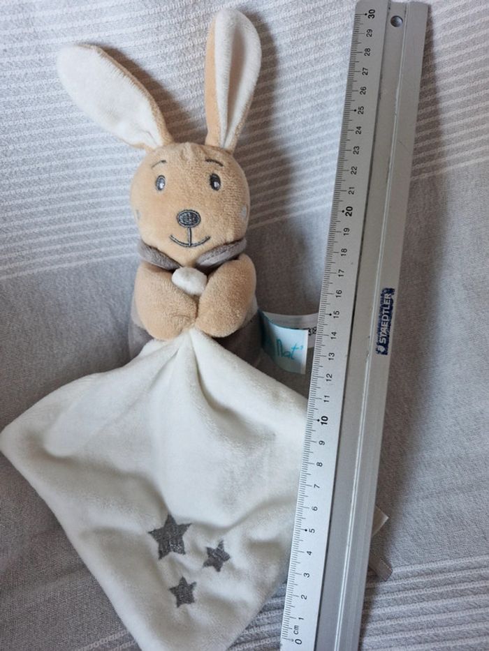 Doudou lapin pantin Pm perlim Babynat - photo numéro 8