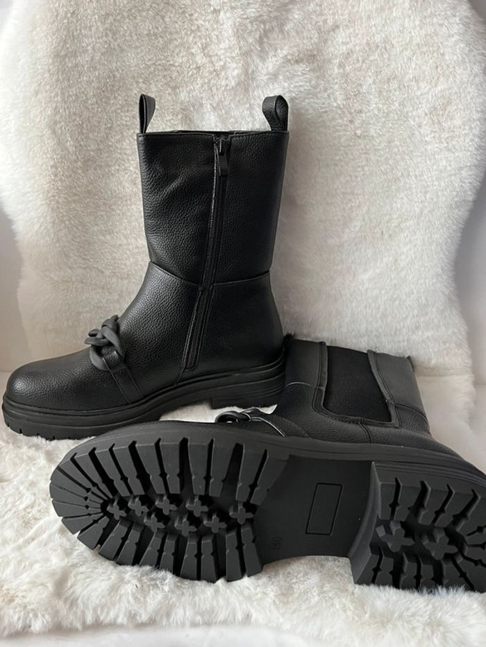 Bottines noires oxmox 40 - photo numéro 5