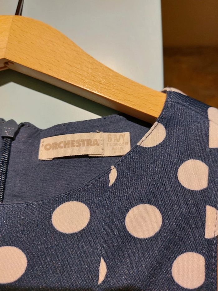 Robe bleue à pois - photo numéro 2