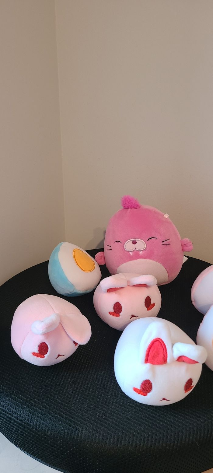 Mini coussin en peluche pudding kawaii, doux et câlin, décoration d'intérieur, cadeau fantaisie - photo numéro 4