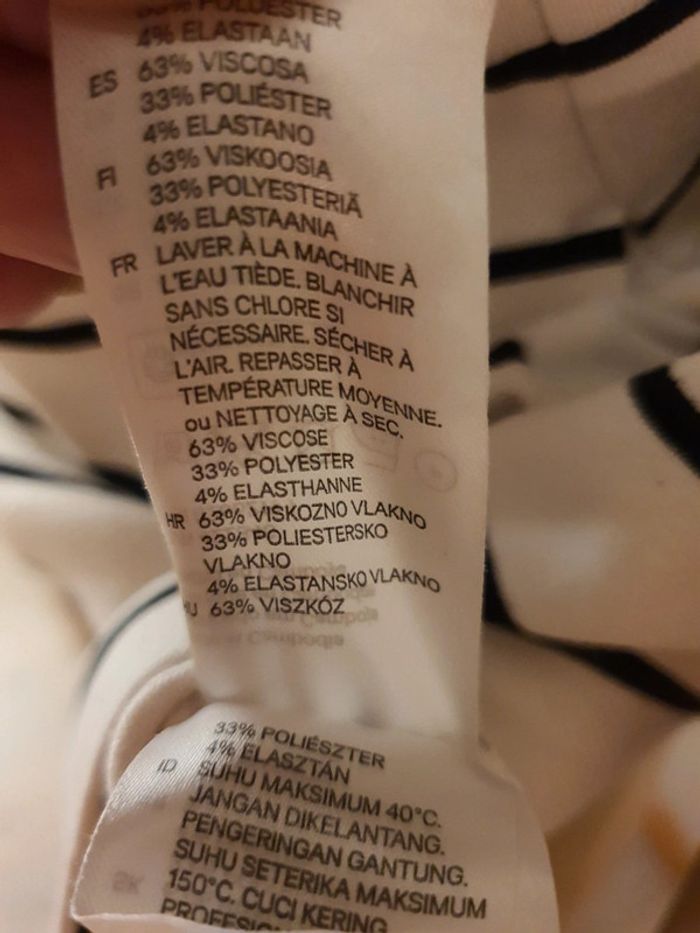 T.S-36 > Robe marinière H&M noir et blanc - photo numéro 8
