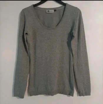 Pull gris Kwoman taille 36