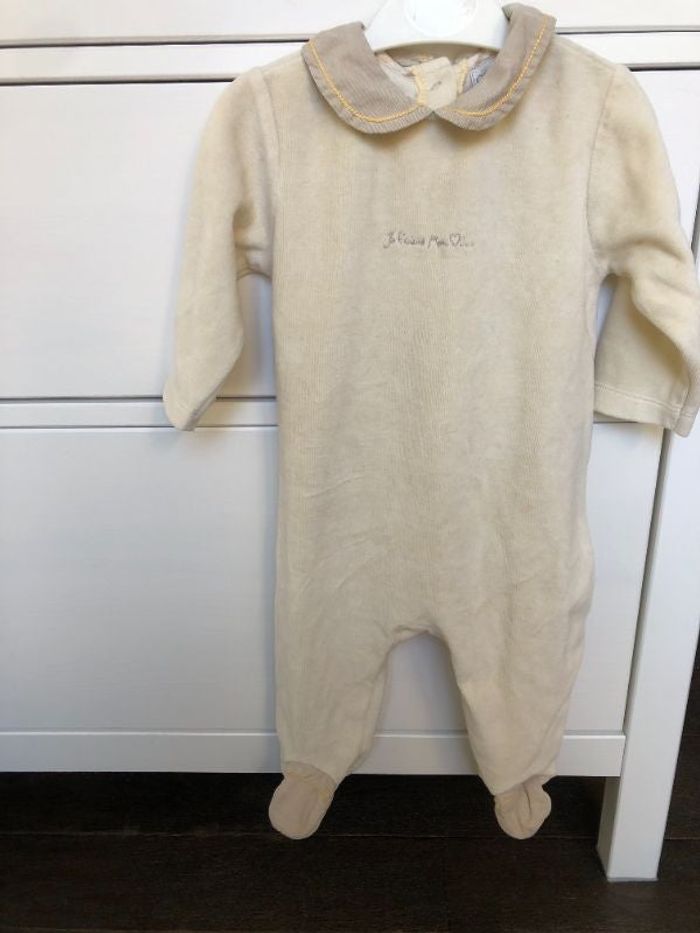 pyjama okaidi jaune pâle 6 mois