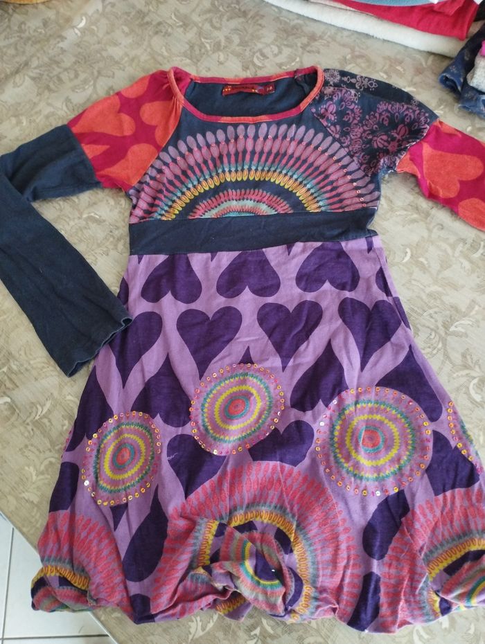 Robe boule ml Desigual 7/8 ans fille
