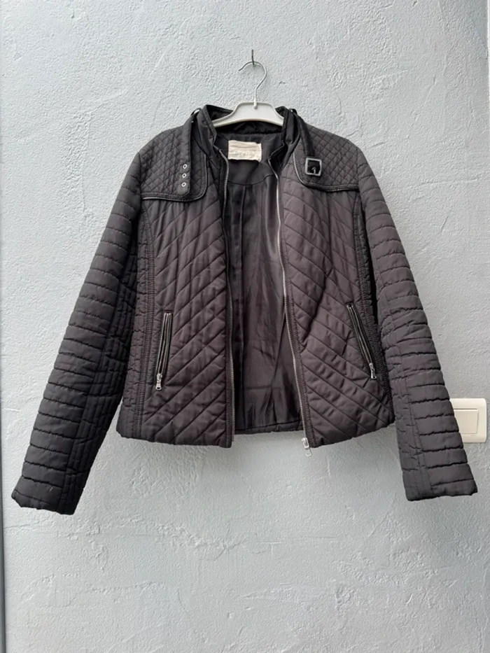doudoune fine noir ~ cache cache ~ taille 0