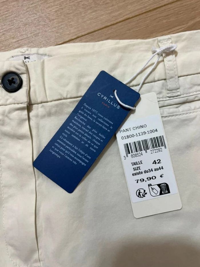 Chino crème Cyrillus - photo numéro 7
