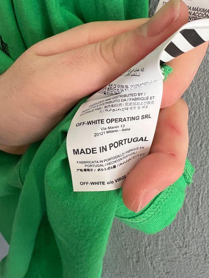 Tee-shirt à manches longues Off White « Public Television » - photo numéro 7