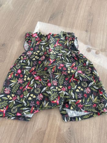 Robe  motif tropical 
