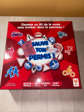 Jeu de Société “Sauve ton Permis !” – Comme Neuf – Idéal en Famille ! 🚗