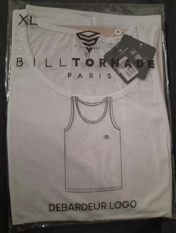 Débardeur blanc homme 100% coton