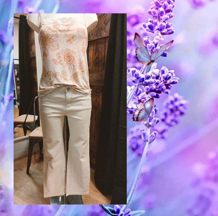 Pantalon beige camaïeu - photo numéro 2