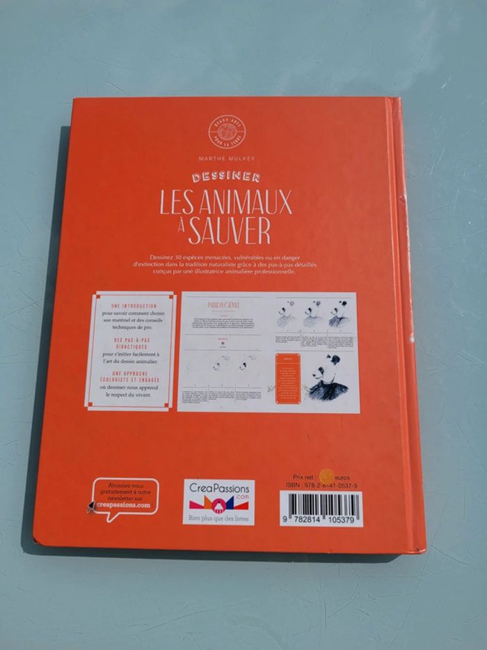 Livre 30 espèces à dessiner en pas-à-pas 🦩 Animaux à sauver 🦒 Beaux-Arts pour la terre (72) - photo numéro 11