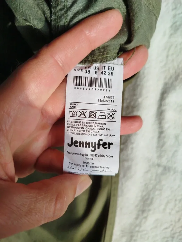 Pantalon kaki femme style ballon Jennifer taille 38 - photo numéro 6