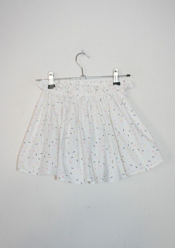 Jupe blanche Tape à l'oeil 5/6 ans