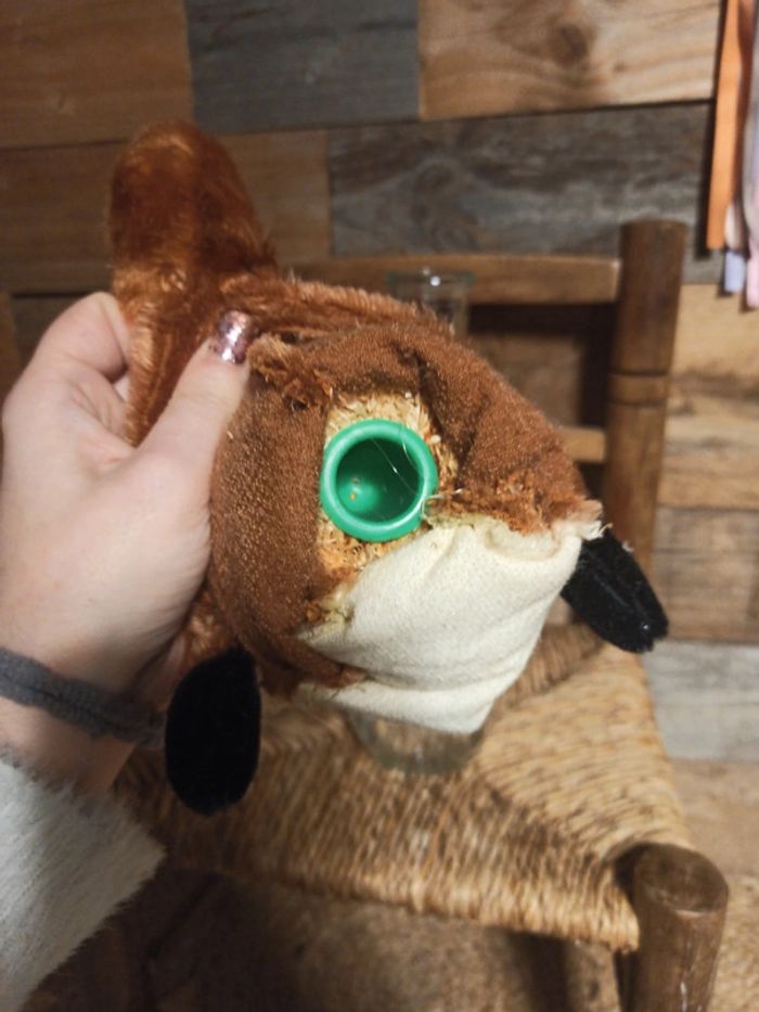 Peluche marionnette steiff vintage renard tbe - photo numéro 6