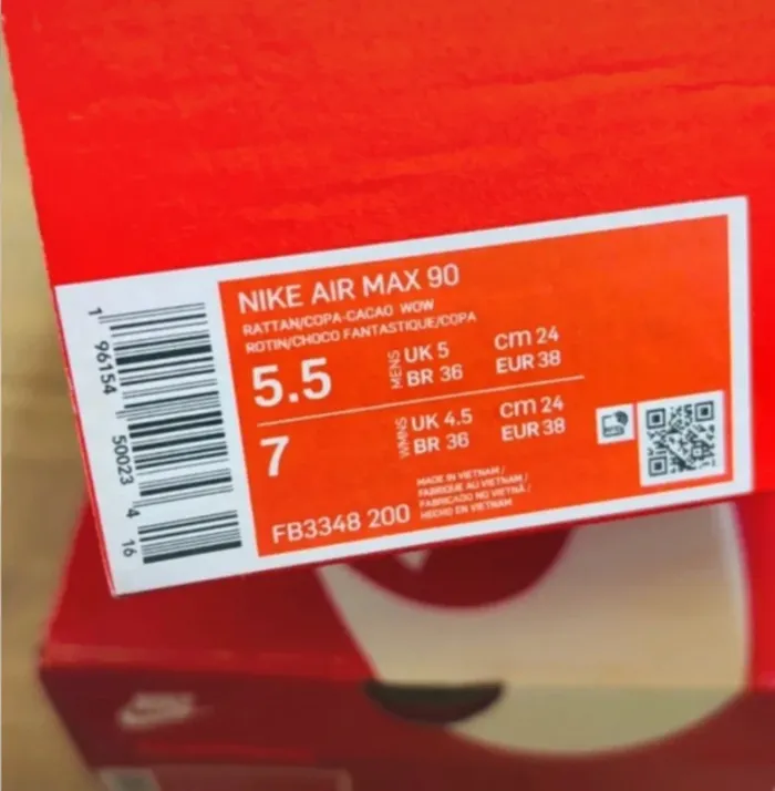 Nike Air Max 90 Rotin Hemp Copa Cacao Wow Taille 38 - photo numéro 6