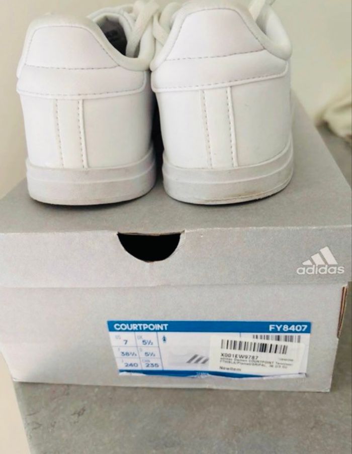 Baskets adidas femme courtpoint 38 2/3 - photo numéro 3