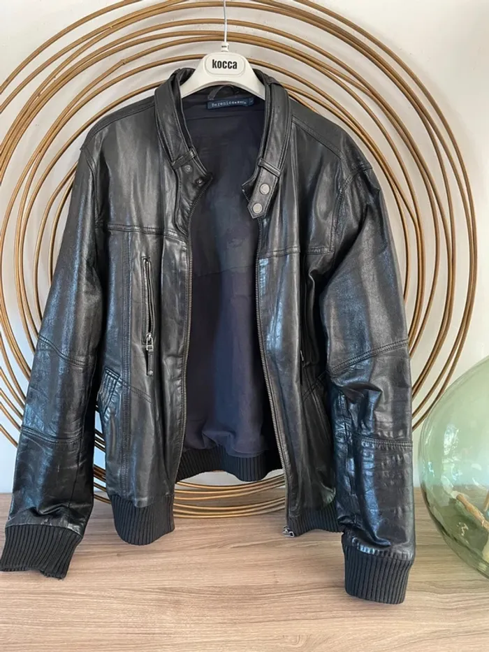 Veste en cuir Berenice TL - photo numéro 3