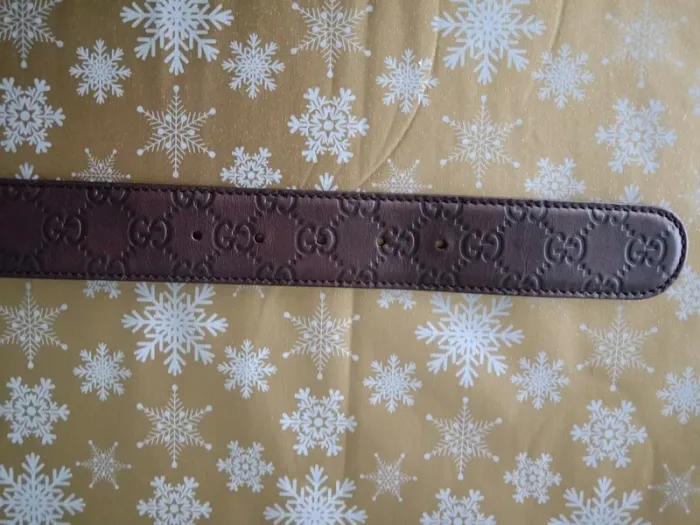 Zeer mooie bruine Gucci riem nooit gedragen! - photo numéro 3