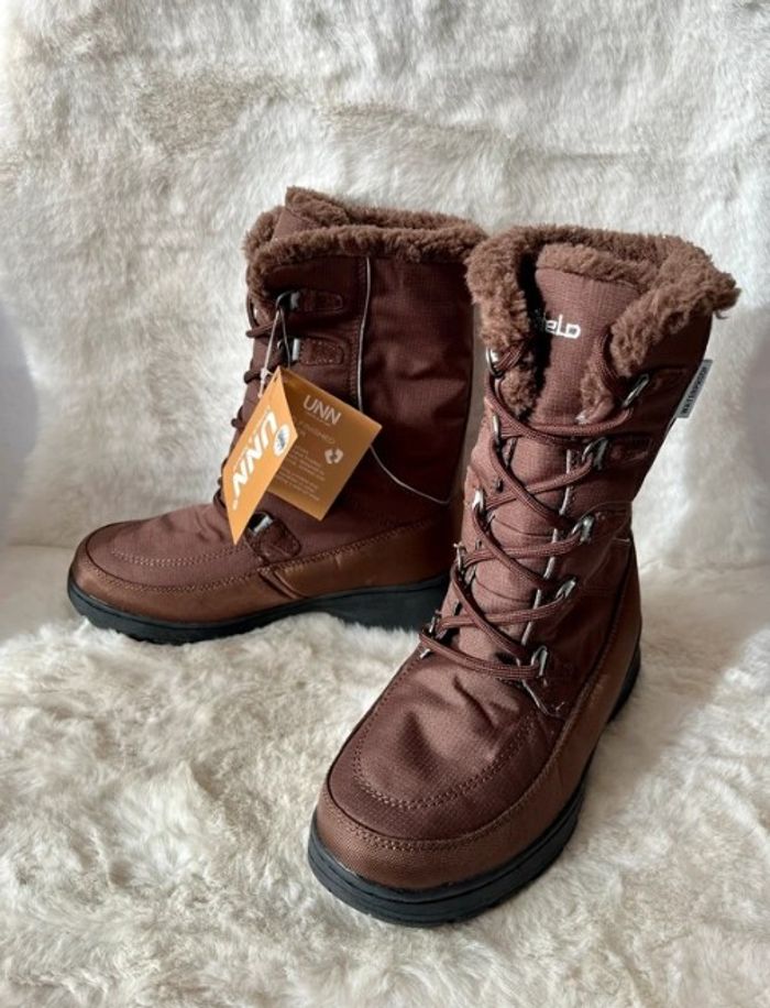 Après ski, bottes mi mollets fourrées pointure 35 - photo numéro 2