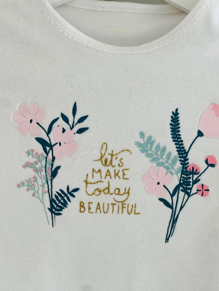 Pyjama deux pièces velour - photo numéro 3