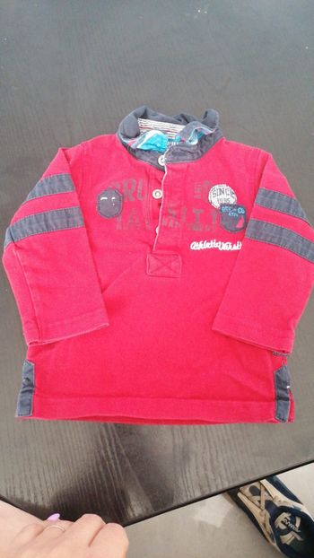 Polo manches longues 6 mois