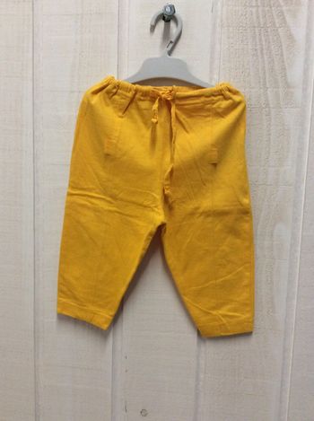 Pantalon coton jaune - DPAM - 12m