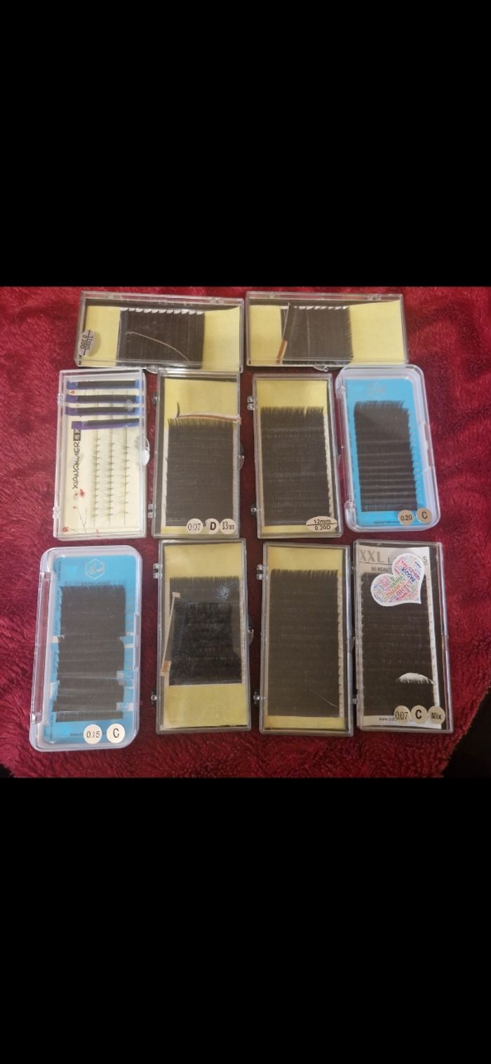 Lot extensions cils