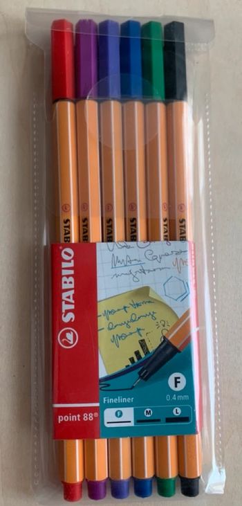Pochette de 6 Stabilo Pen 88