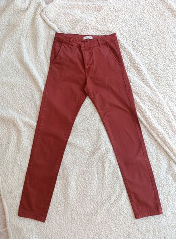 Pantalon bordeaux style chino – Pako litto – XS vintage italien elegant
