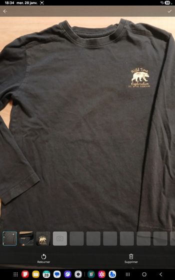 Tee-shirt manches longues 10 ans GF95