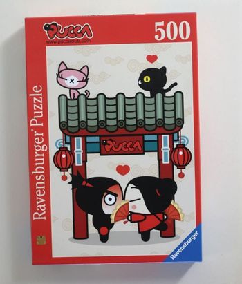 Puzzle 500 pièces Ravensburger "Pucca aime Garu"