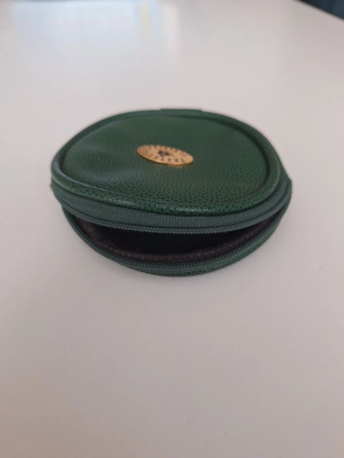 Petit porte-monnaie rond vert Travel & Pleasure - photo numéro 5