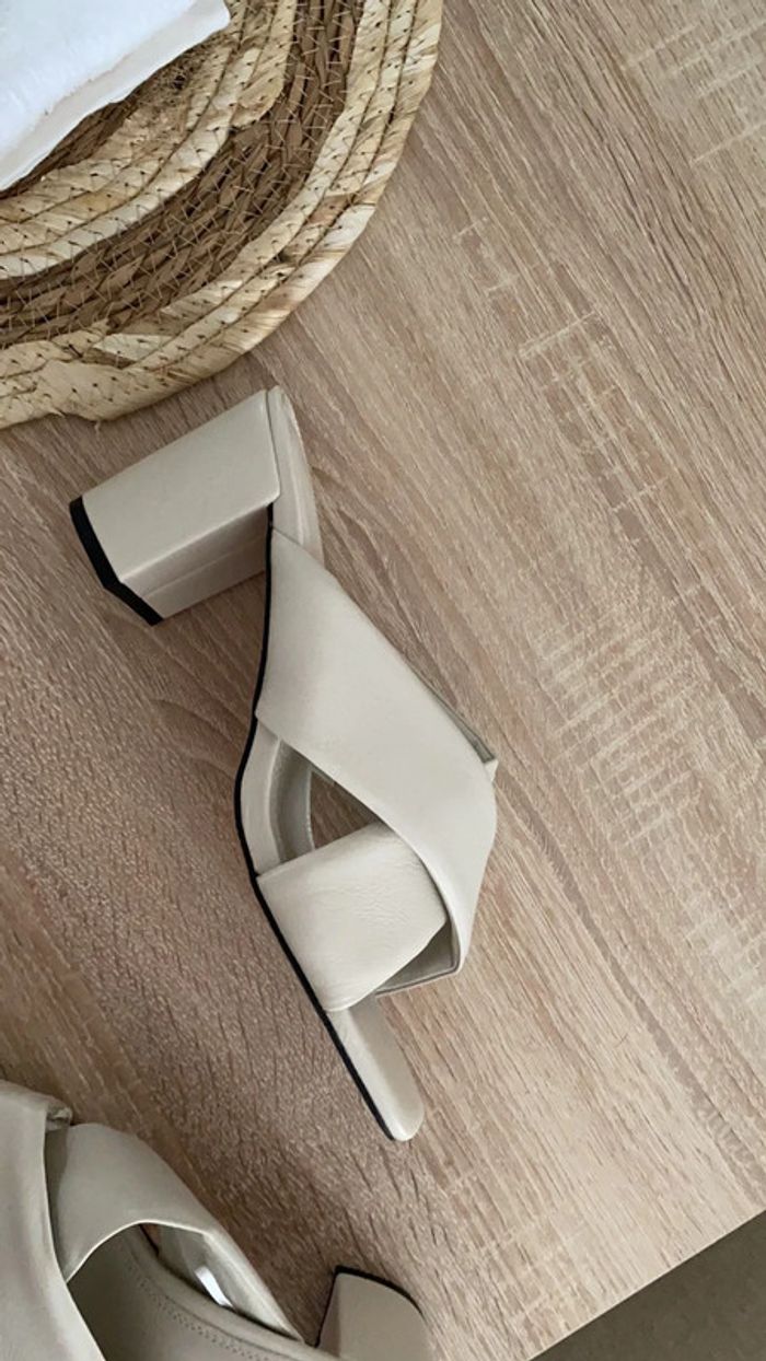 Mules à talon neuve taille 39 - photo numéro 5