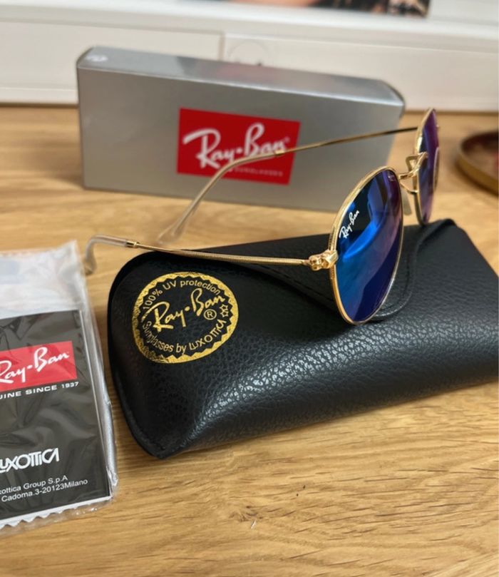 Solaire RB3447 Round Miroir Neuve - photo numéro 2