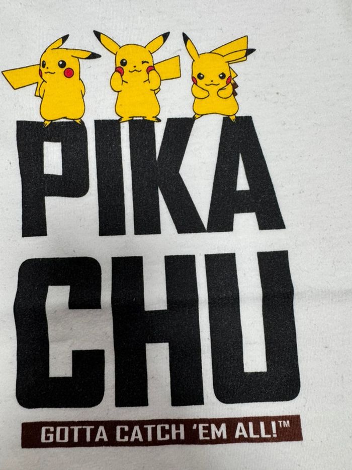 T-shirt manche longue pikachu 5 ans - photo numéro 3