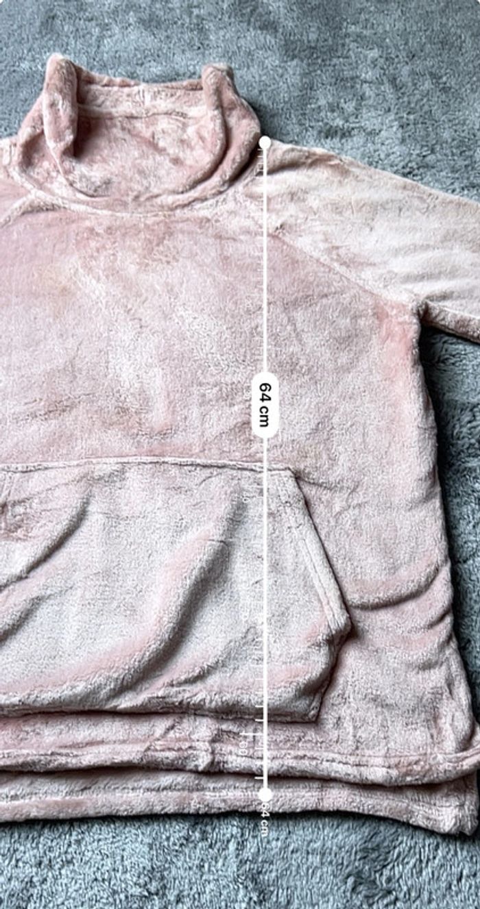 Champion Pull Polaire Col Roulé Rose Orangé Taille M – Confort - photo numéro 3