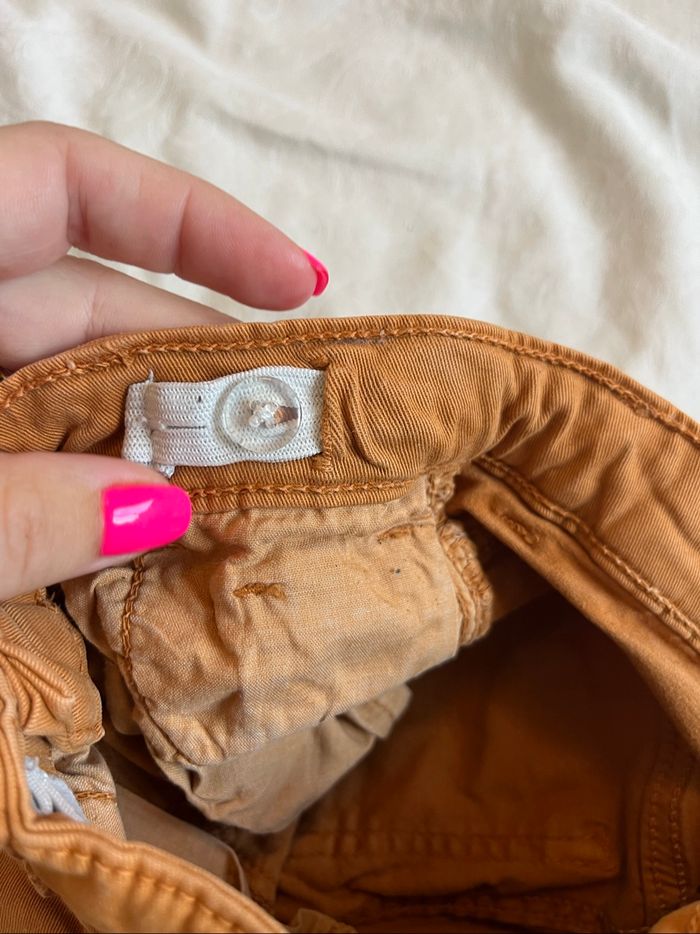 Pantalon Kiabi jaune moutarde - photo numéro 4