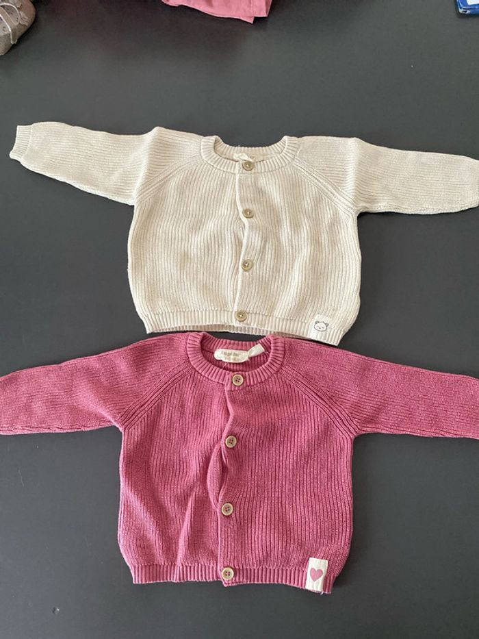 Lot de 2 gilets lupilu 2-4 mois