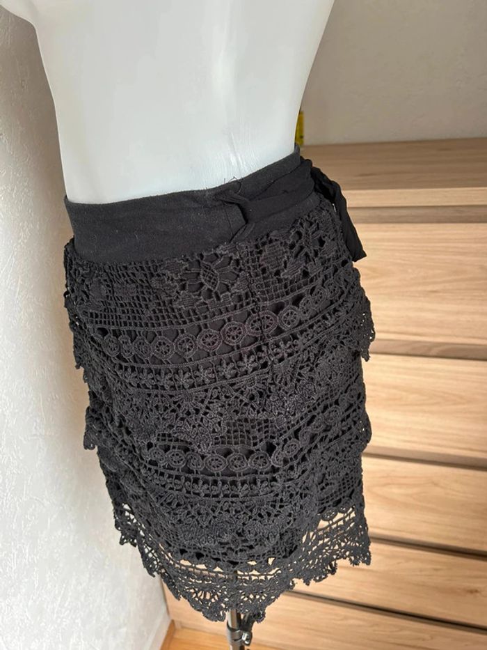 🖤 Superbe jupe en dentelle Cache Cache 🖤 - photo numéro 7